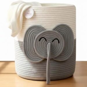 Organize in Style - Elephant Baskets Make Clean-Up Fun!