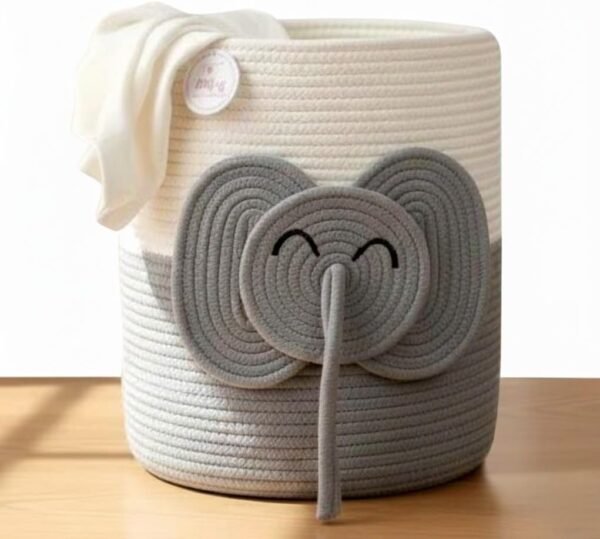 Organize in Style - Elephant Baskets Make Clean-Up Fun!