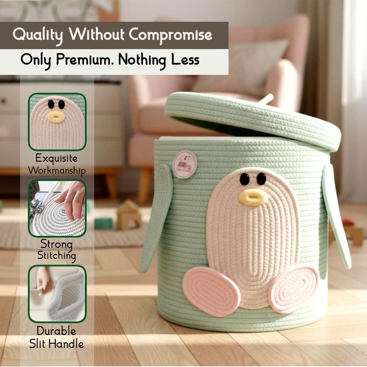 Organize in Style Penguin Baskets Make Clean-Up Fun! - Image 2